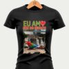 Camiseta Eu Amo Foz do Iguaçu - Preta - Feminina